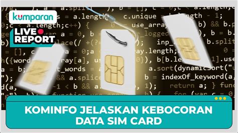 LIVE Kominfo Jelaskan Kebocoran Data SIM Card YouTube