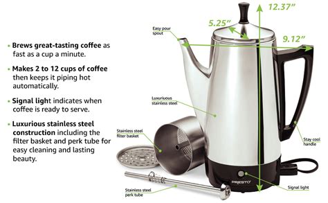 Presto Coffee Percolator Replacement Parts | Reviewmotors.co