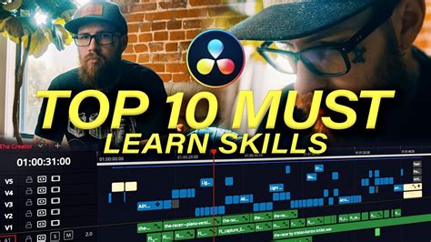 Top 10 Must Learn Skills For A Davinci Resolve Editor Davinci Resolve Tips For Beginners