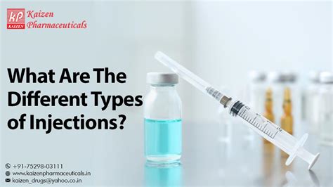 What Are The Different Types Of Injections