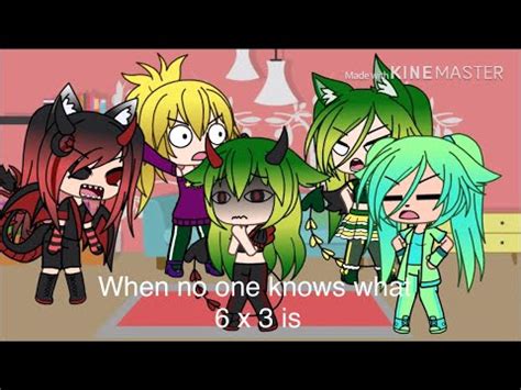 When No One Knows Whats 6x3 Gacha Life Skit YouTube