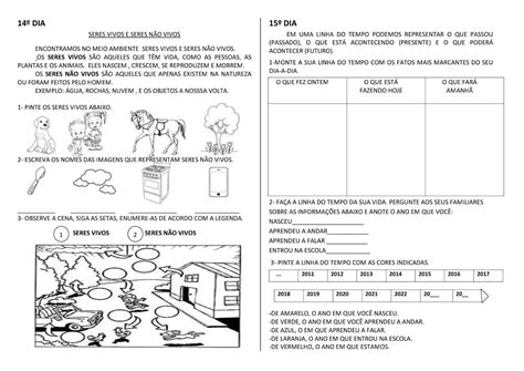 Apostila Atividades Remotas Ano Atividades Para Colorir