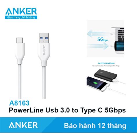 C P Anker Powerline Usb To Type C Gbps S C Nhanh Qc W W