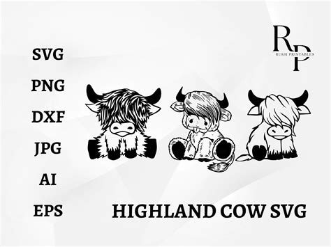 Highland Cow Svg Cute Cow Svg Cow Svg Cow Head Svg Etsy New Zealand