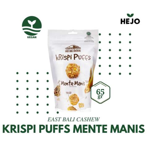 Jual East Bali Cashew Krispi Puffs Snack Sehat Rasa Mente Manis Di