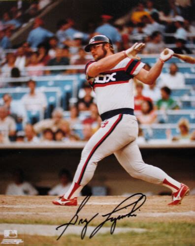 Greg Luzinski Chicago White Sox Autographed X Picture Philadelphia