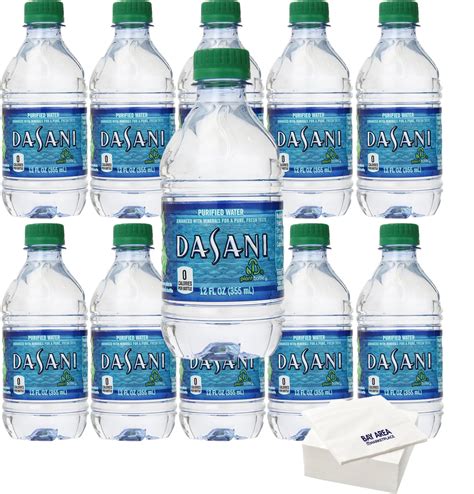 Dasani Purified Water Enhanced With Minerals 12 Fl Oz Pack Of 8 Grocery