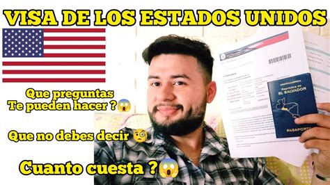 Quieres Tramitar LA VISA AMERICANA EN EL SALVADOR DEBES SABER