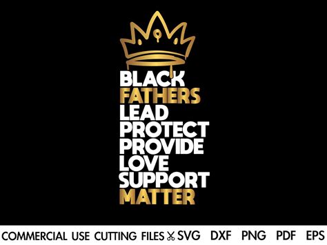 Black Fathers Matter Svg Black Father Svg Black Man Svg Afro Svg