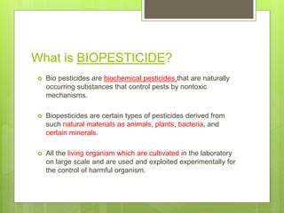 Biopesticides | PPT