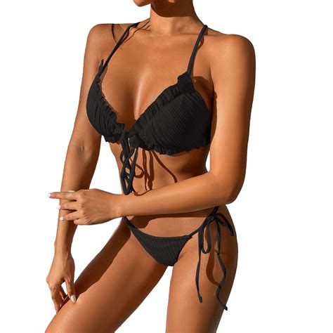 Baycosin Two Piece Swimsuit For Women S Beach Bikini Beach Fashion Set