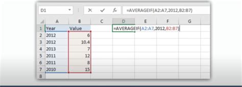 How To Use The Excel Averageifs Function Projectcubicle