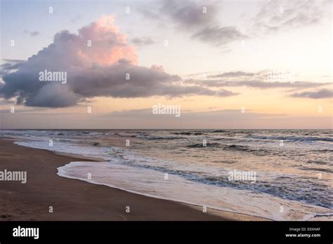 Early Morning Beauty Of Sunrise Over The Atlantic As Seen From Mickler