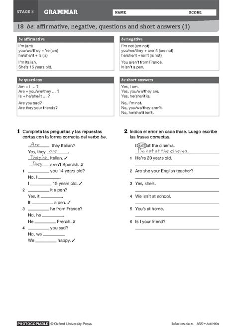 Material Fotocopiable Oxford Ingles 1 Eso 9