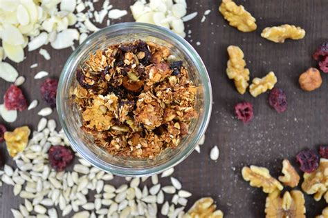 GRANOLA DE FRUTOS SECOS Y GROSELLAS Simple Blending