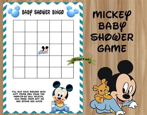 Mickey Mouse Baby Shower, Baby Mickey, Mickey Mouse Party, Baby Mouse ...