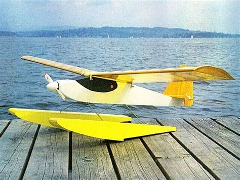 Aqua Sport Floatplane Wingspan Rc Model Airplane Printed Plans