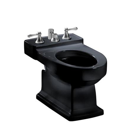 Toto Lloyd 15 In H Ebony Elongated Bidet At