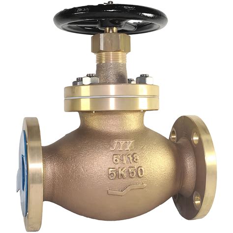 MARINE BRONZE SCREW DOWN CHECK GLOBE VALVE 5K JIS F7351 O S K Vana