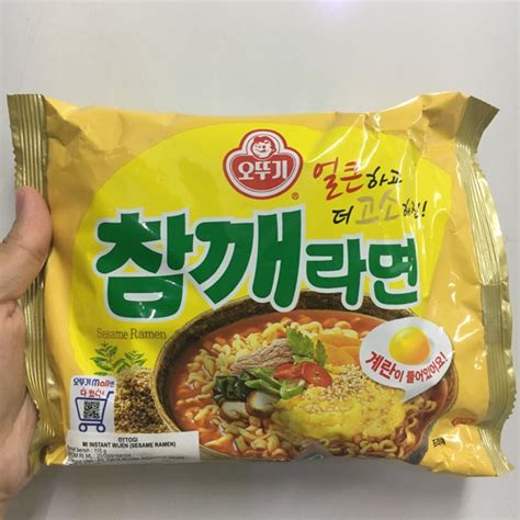 Ottogi Sesame Ramen With Egg Korean Ramyun Ramen Instant Noodles Korea