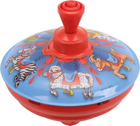 Simm Spielwaren Bolz 52540 Humming Spinning Top Carousel 13 Cm