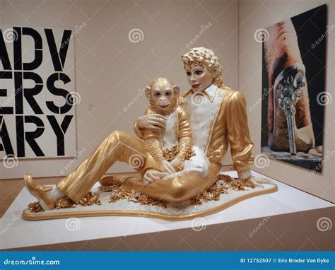 Jeff Koons - Michael Jackson and Bubbles Editorial Photography - Image ...