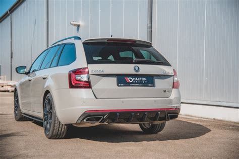 Maxton Design Spoiler zadního nárazníku Škoda Octavia III RS Liftback