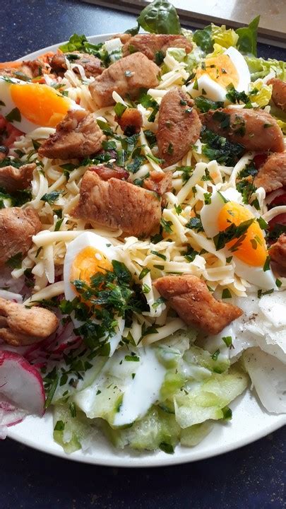 Fitness Salat Mit H Hnchen Von Heikozz Chefkoch De