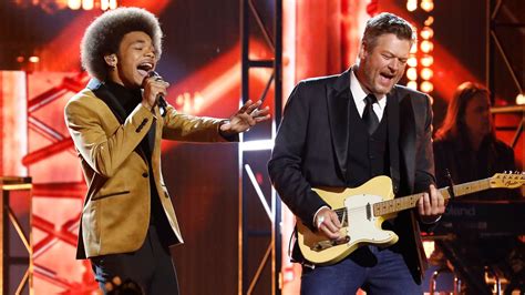 Watch The Voice Highlight Cam Anthony And Coach Blake Shelton Perform She Drives Me Crazy