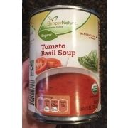 Simply Nature Organic Tomato Basil Soup Calories Nutrition Analysis