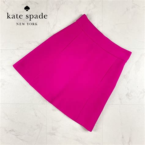 【目立った傷や汚れなし】美品 Kate Spade New York ケイト・スペード フレアスカート 膝丈 裏地あり レディース ボトムス