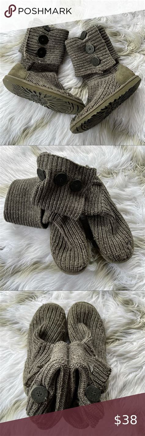 Ugg Cardy Knit Boots Knit Boots Boot Shop Ugg Shoes Cardi Knitted