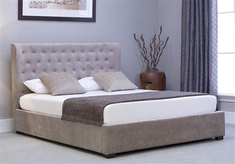 Emporia Beds Kensington Wing Ottoman Fabric Bed Frame