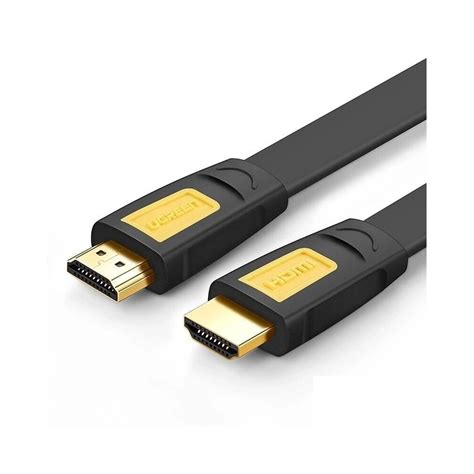 Cáp HDMI dẹt 2m Ugreen 11185 chuẩn 1 4 hỗ trợ 3D 4K HACOM