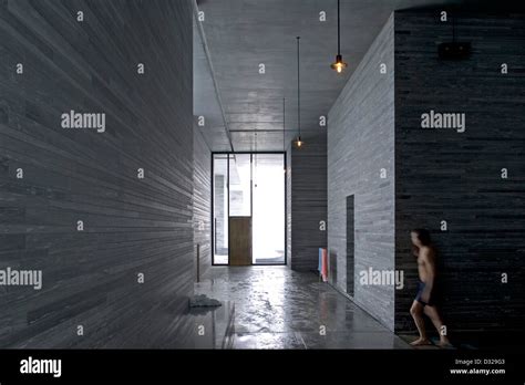 Vals Thermal Baths, Vals, Switzerland. Architect: Peter Zumthor Stock ...