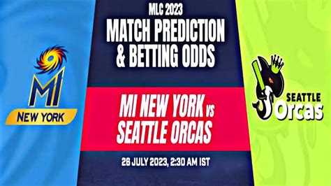 Mi New York Vs Seattle Orcas Predictions YouTube