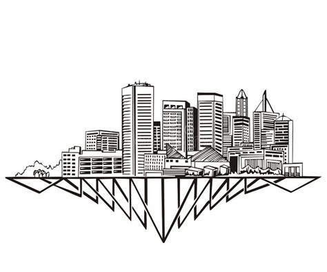 Baltimore Skyline Sketch Stock Vector Illustration Of Urban 31854730