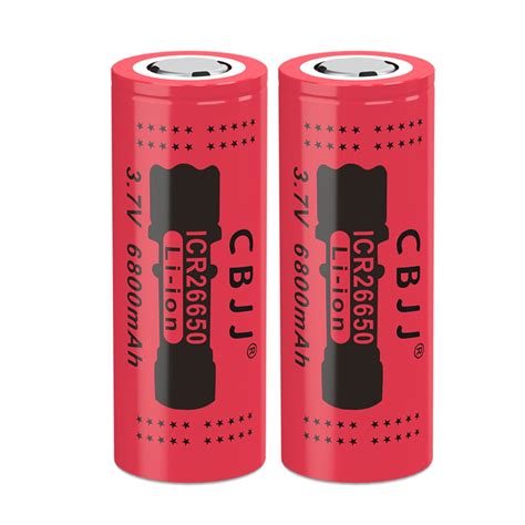 CBJJ 26650 Rechargeable Battery 6800mah High Capacity 3 7v 26650