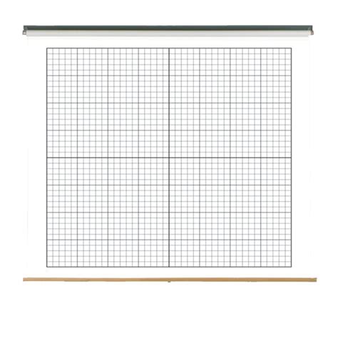 Geyer Instructional Products Tableau blanc rétractable effaçable