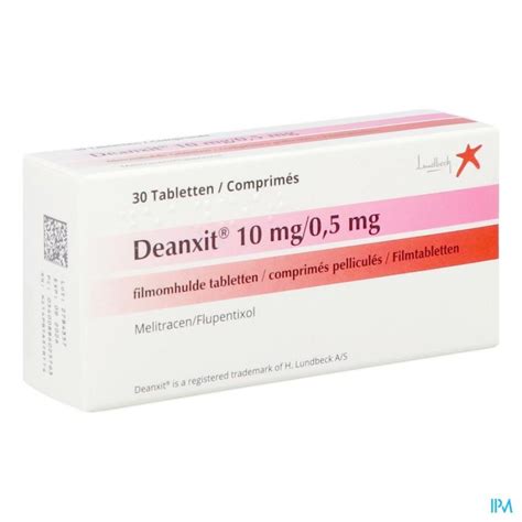 Deanxit 10mg05mg Filmomh Tabl 30 Apotheek Thiels