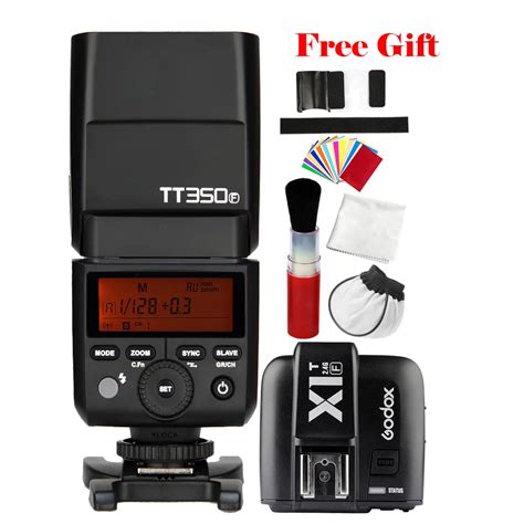 Godox Mini TT350F TT350 F 2 4G TTL HSS Camera Flash Speedlite X1T F