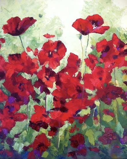 Karen Mattson Work Zoom Red Poppy Field