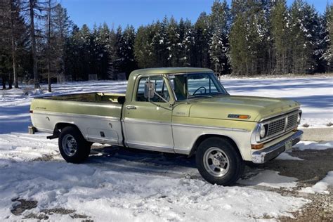 No Reserve 1970 Ford F 250 Sport Custom Camper Special For Sale On Bat