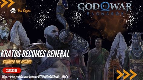 Kratos Becomes General Leads Army To Asgard God of War Ragnarök PS5