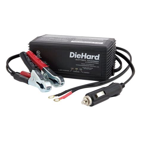 Diehard 71219 Ca Battery Chargermaintainer Automatic 12 V 2 Amps Black