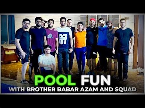 Azams Farm House Pool Fun Bros Squad Babar Azam Imam Ul Haq