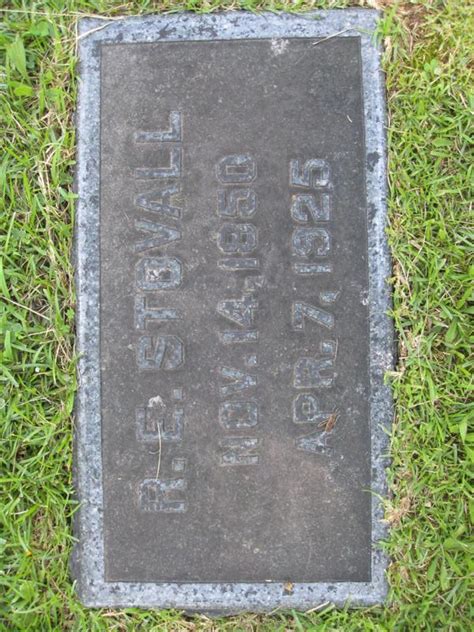 Robert Eugene Stovall 1850 1925 Find A Grave Memorial