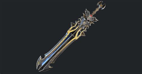 Fantasy Sword 18 3d Model 3d 武器 Unity Asset Store