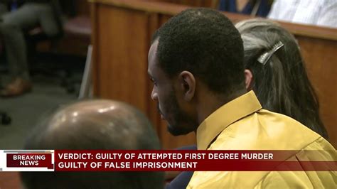 Byron Mitchell Found Guilty Of Attempted Murder False