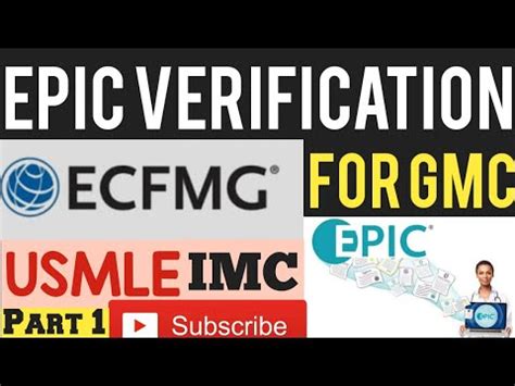 EPIC Verification Process ECFMG Verification Step By Step Guide To EPIC